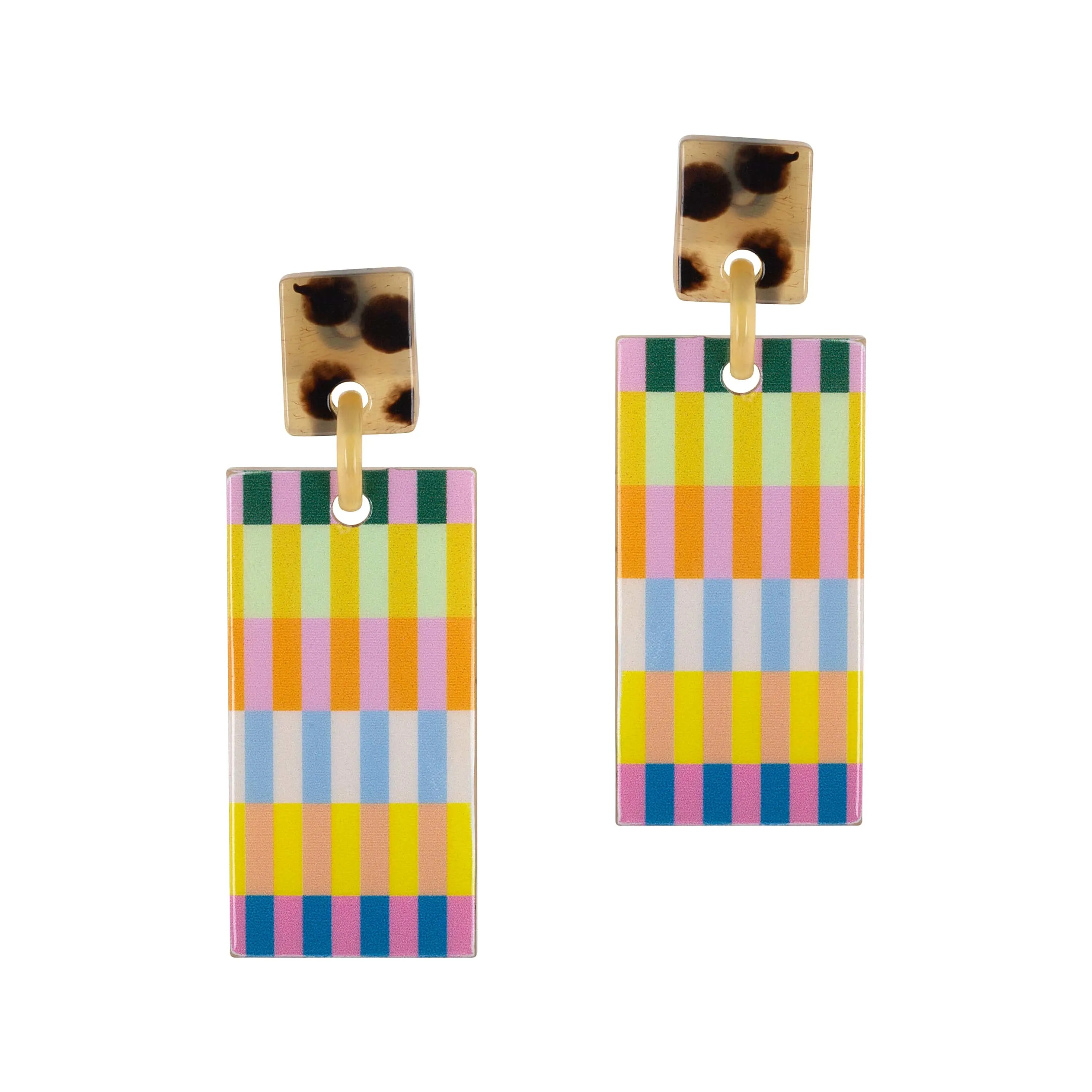 Hazel Stripe Cabana Earrings sold by Sunshine Tienda
