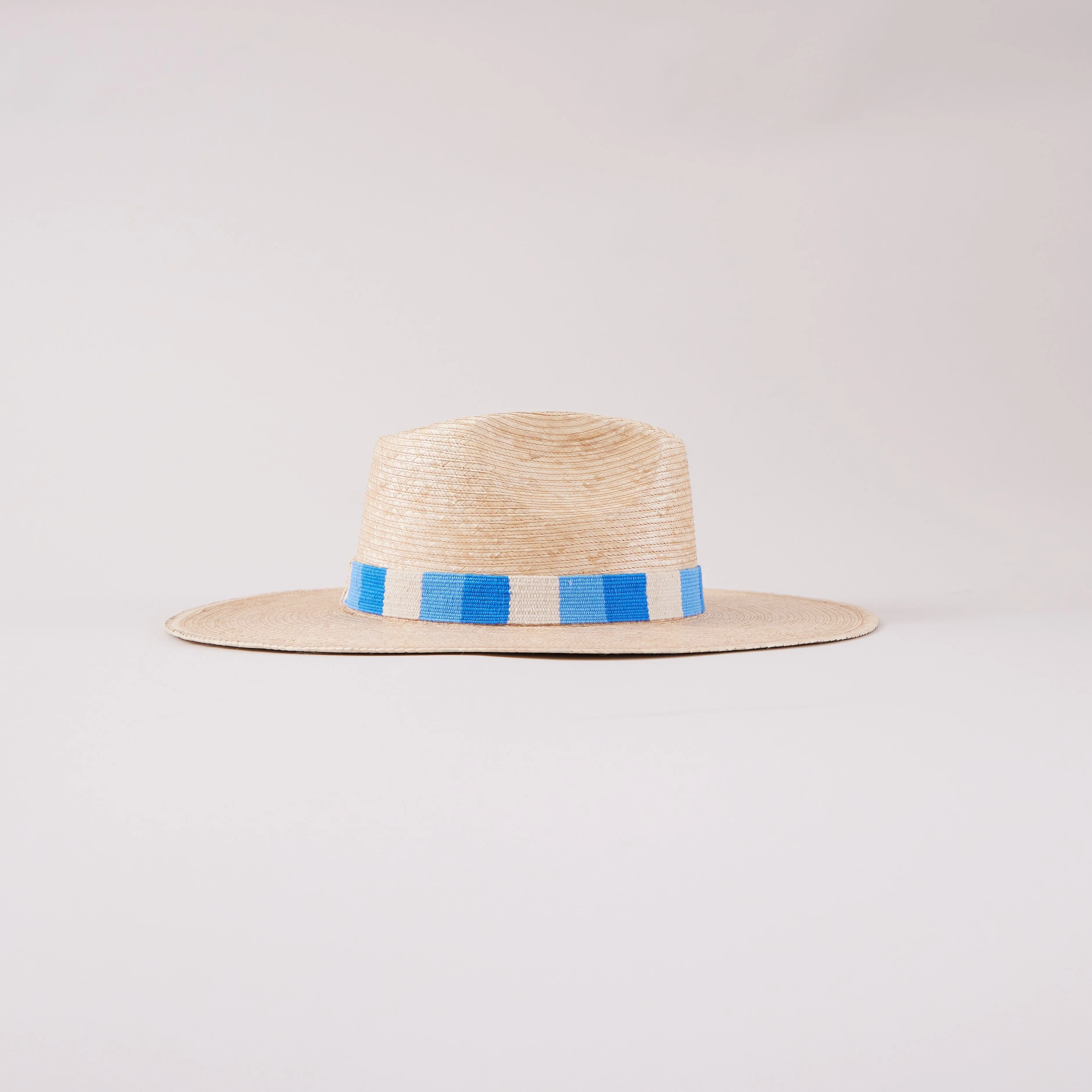 Pink Chicken X Sunshine Tienda Women's Hat - Blue Stripes sold by Sunshine Tienda product image thumbnail 4