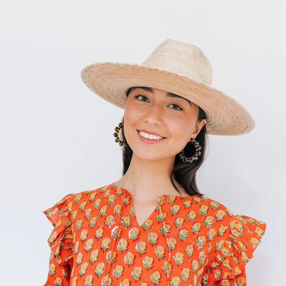 Tortoise Flower Outline Hoops sold by Sunshine Tienda product image thumbnail 3