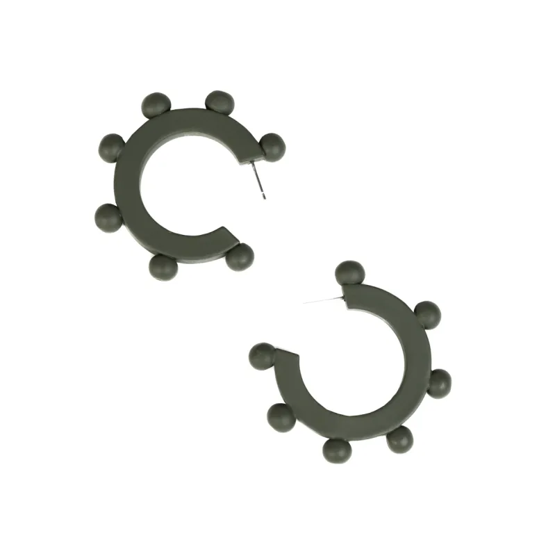 Sage Bead Hoops sold by Sunshine Tienda