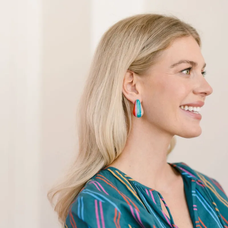 Rainbow Dew Drop Earrings sold by Sunshine Tienda