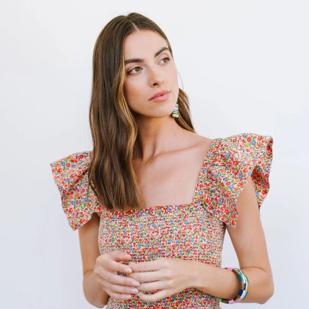 Caroline Flower Rio Dress sold by Sunshine Tienda product image thumbnail 3