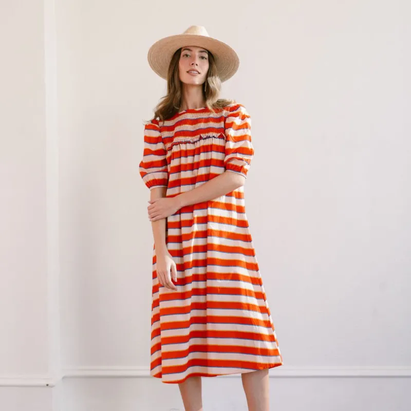 Hidalgo Stripe Nomad Dress sold by Sunshine Tienda