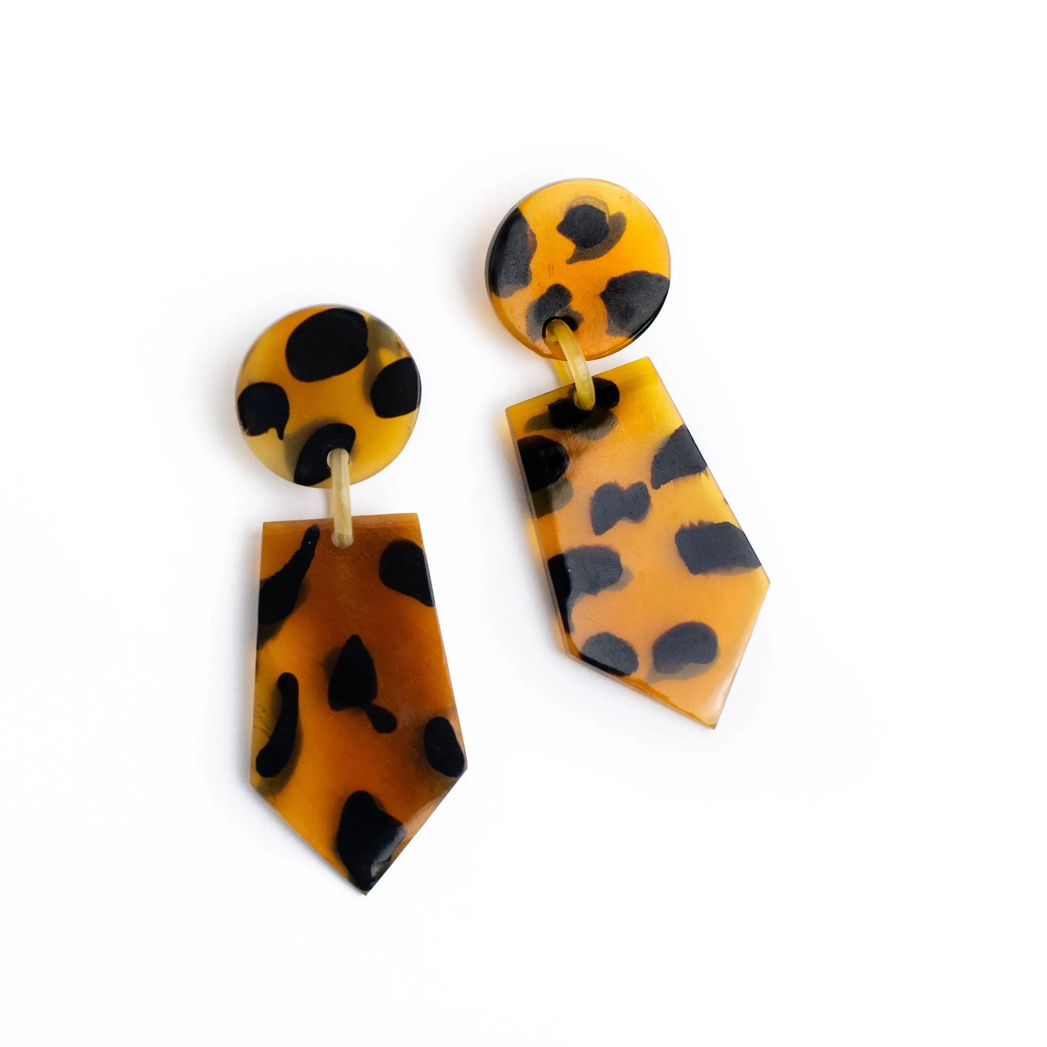 Tortoise Ginger Jar Earrings sold by Sunshine Tienda
