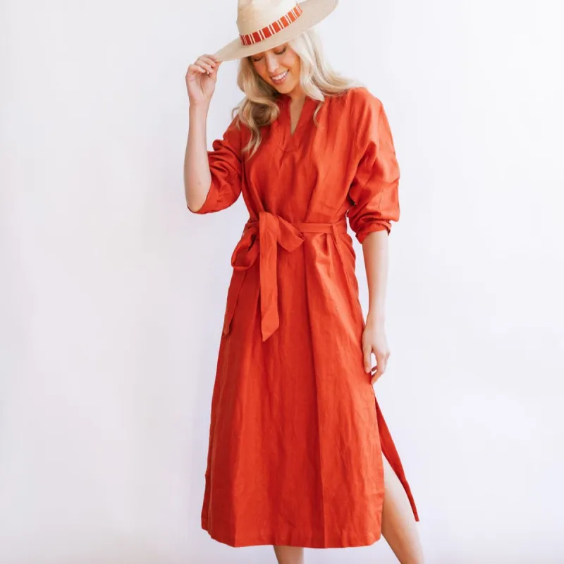 Red Tejate Dress sold by Sunshine Tienda