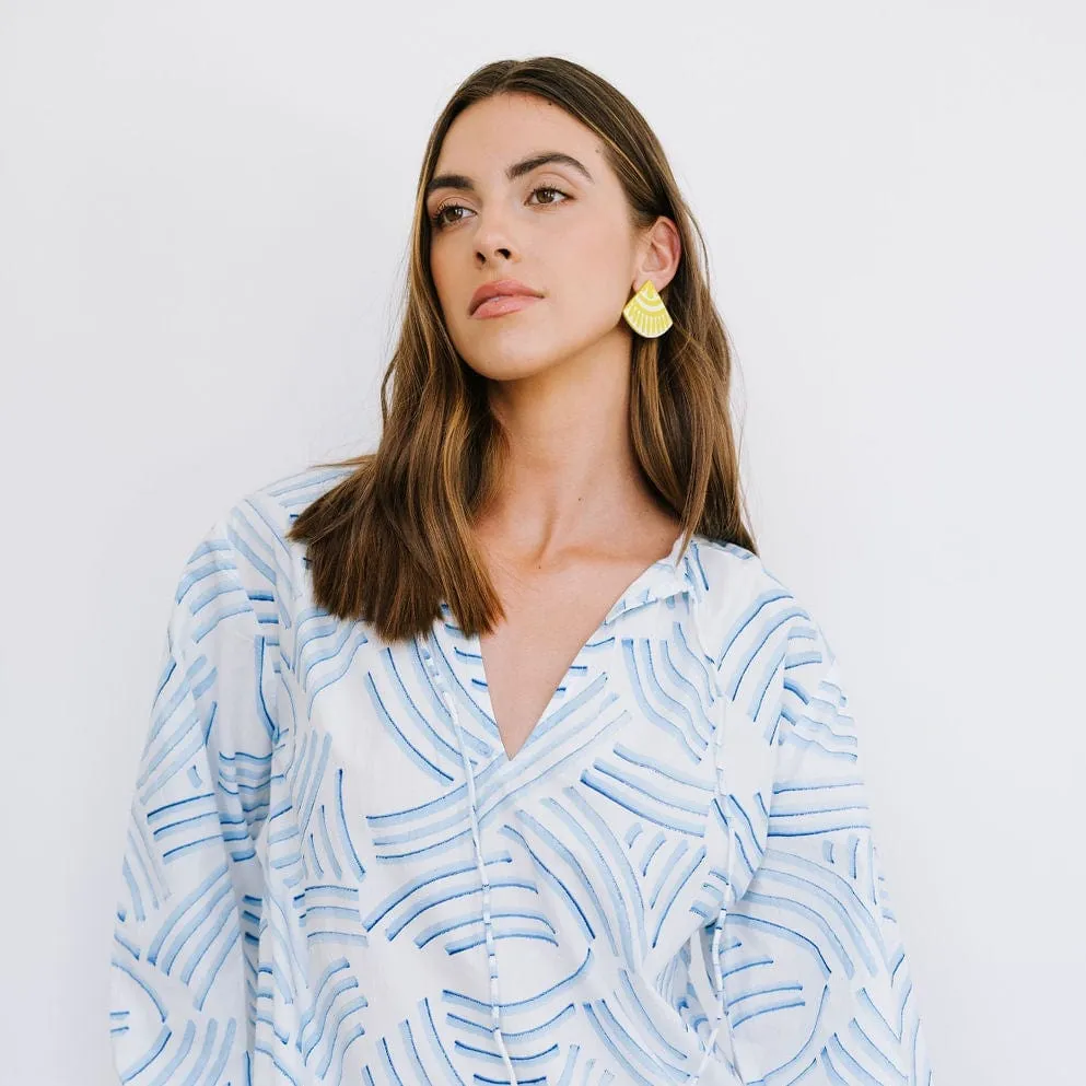 Lime Tile Earrings sold by Sunshine Tienda product image thumbnail 4