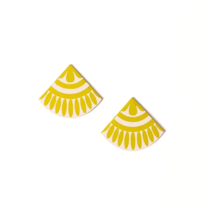 Lime Tile Earrings sold by Sunshine Tienda product image thumbnail 2