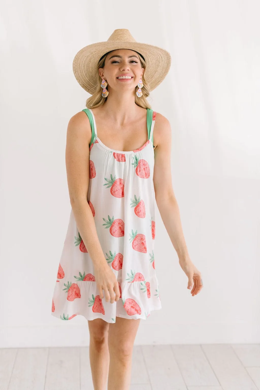 Strawberry Olivia Dress sold by Sunshine Tienda product image thumbnail 5