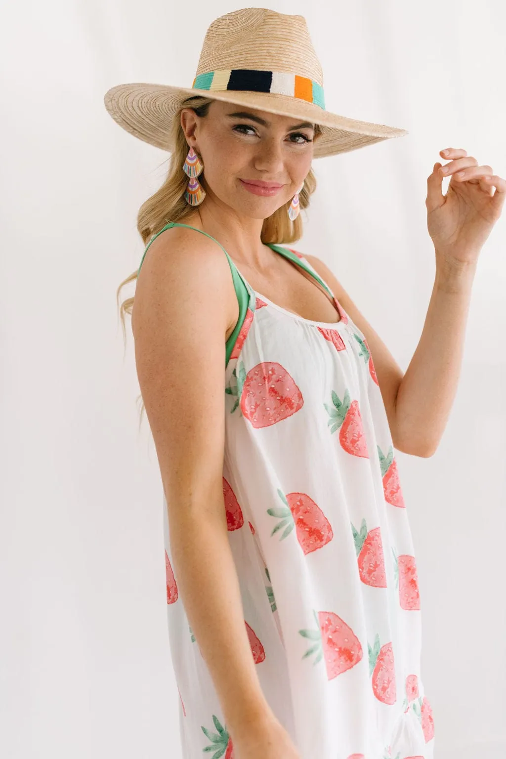Strawberry Olivia Dress sold by Sunshine Tienda product image thumbnail 4
