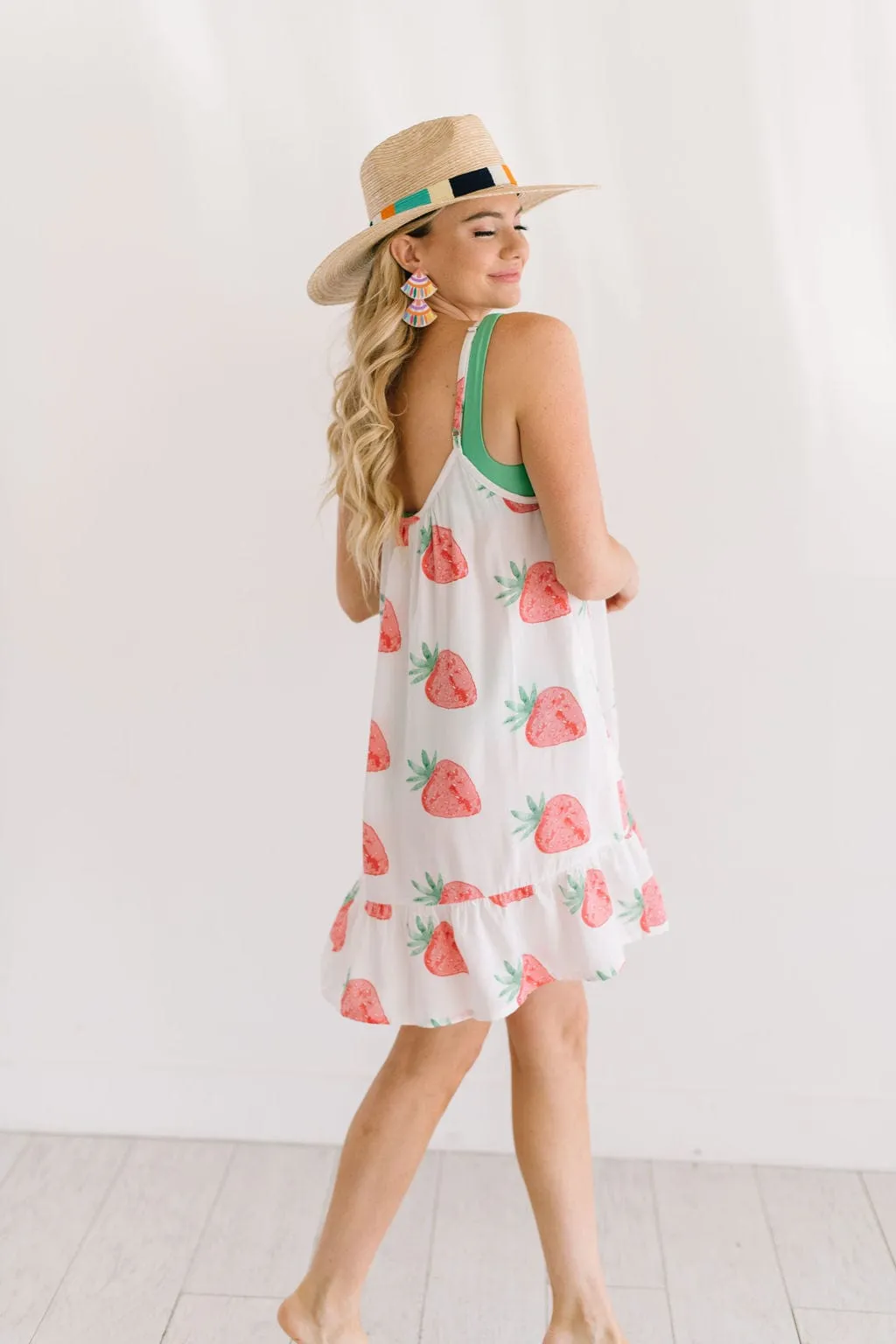 Strawberry Olivia Dress sold by Sunshine Tienda product image thumbnail 3