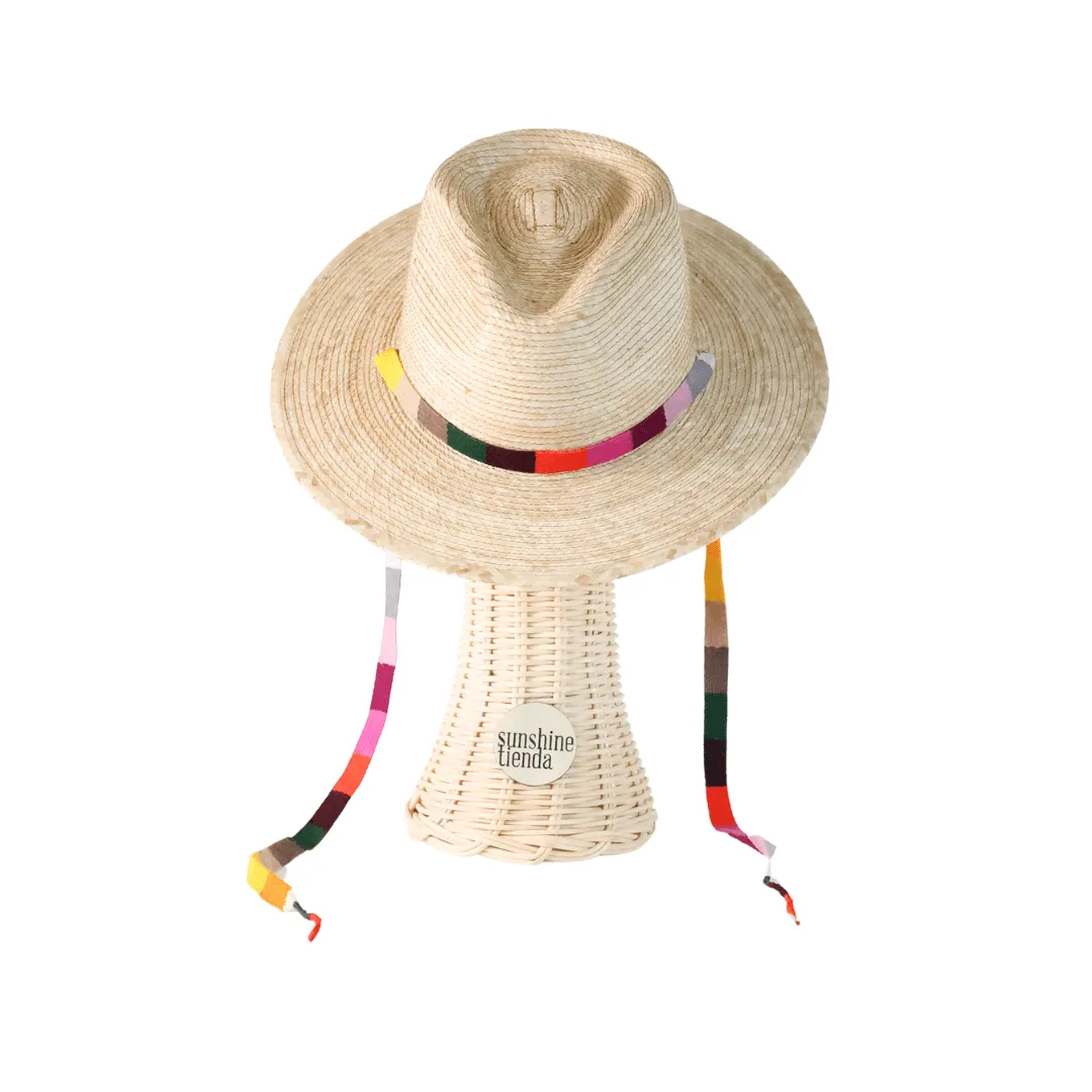 Kids Rosita Palm Sun Hat with Straps sold by Sunshine Tienda product image thumbnail 3
