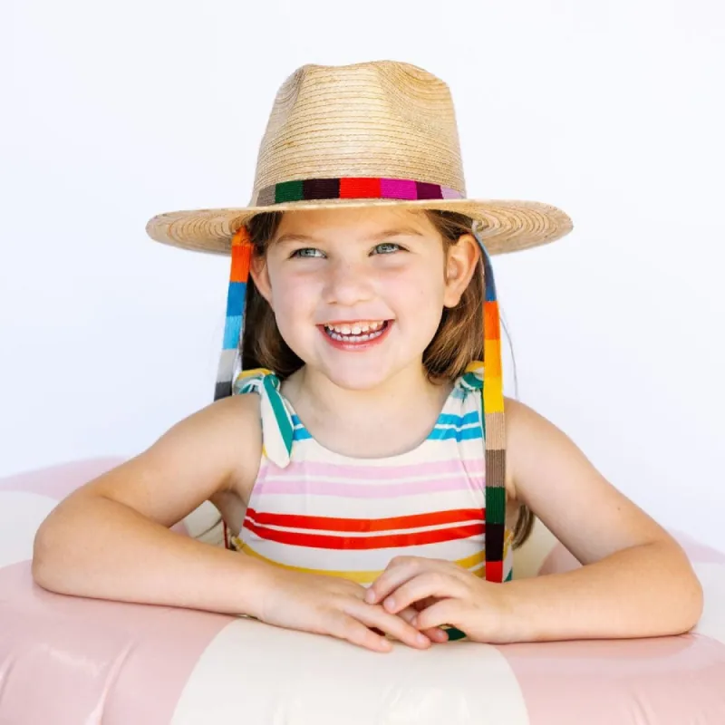 Kids Rosita Palm Sun Hat with Straps sold by Sunshine Tienda