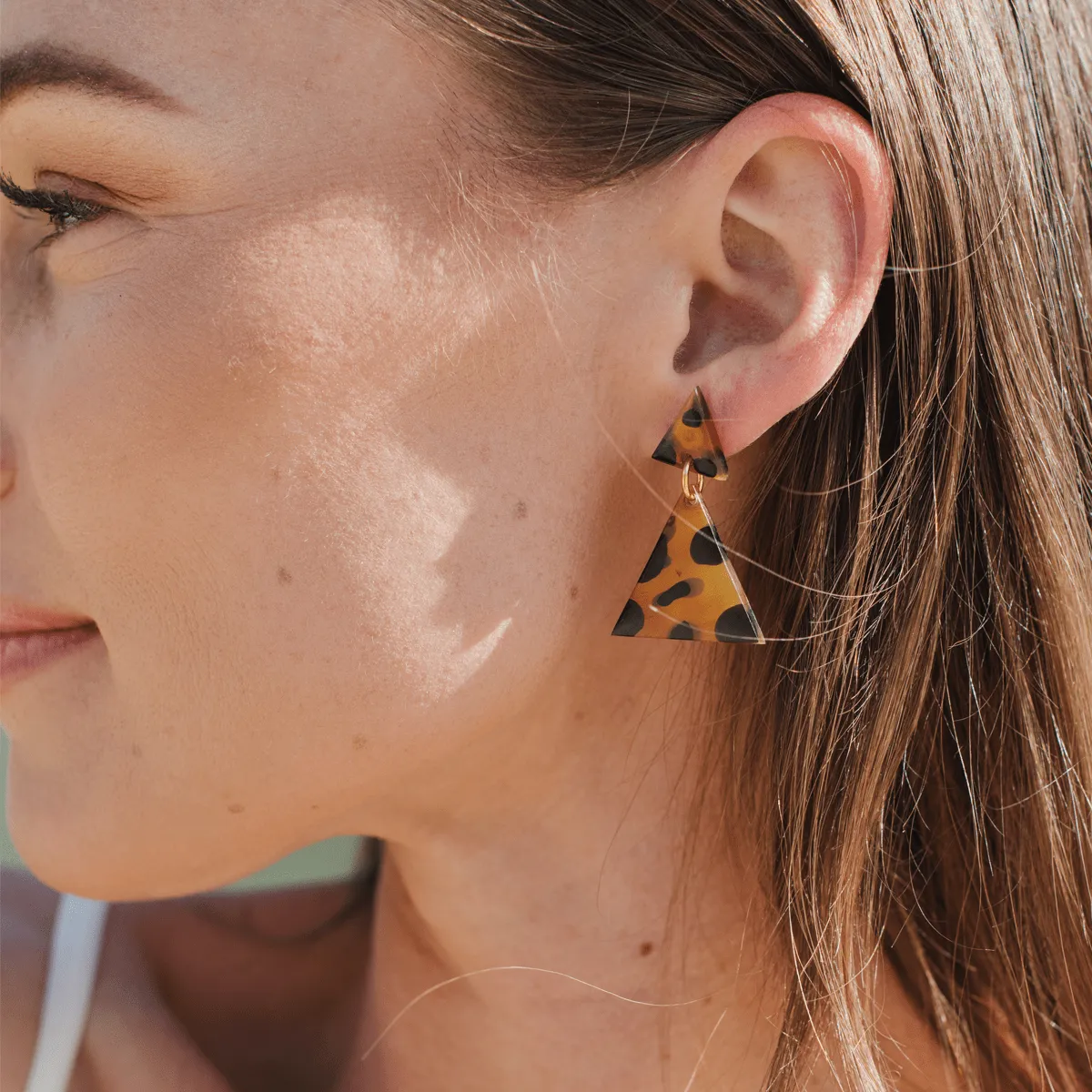 Tortoise Mayan Earrings sold by Sunshine Tienda product image thumbnail 2