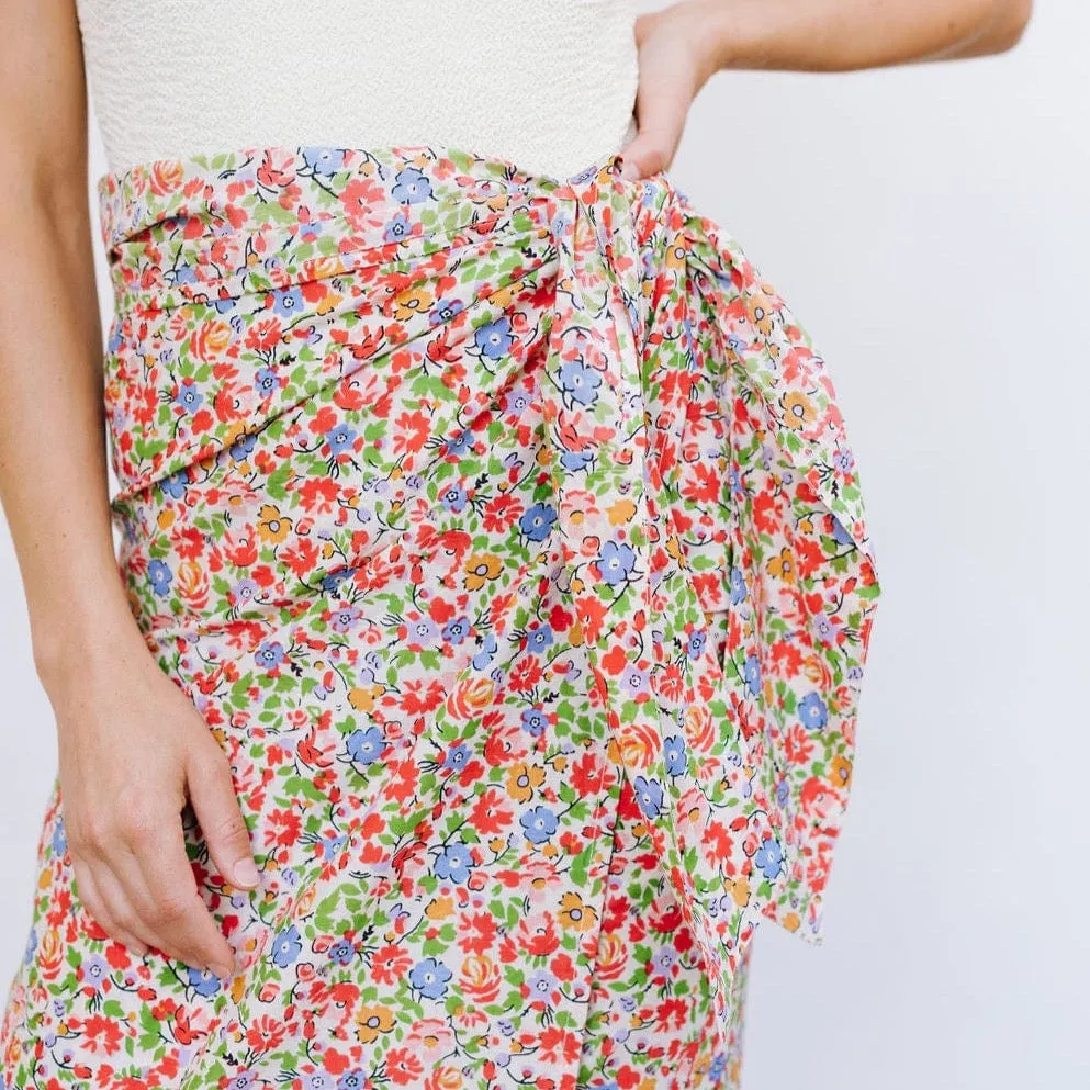Floral Twin Print Vienna Sarong sold by Sunshine Tienda product image thumbnail 4