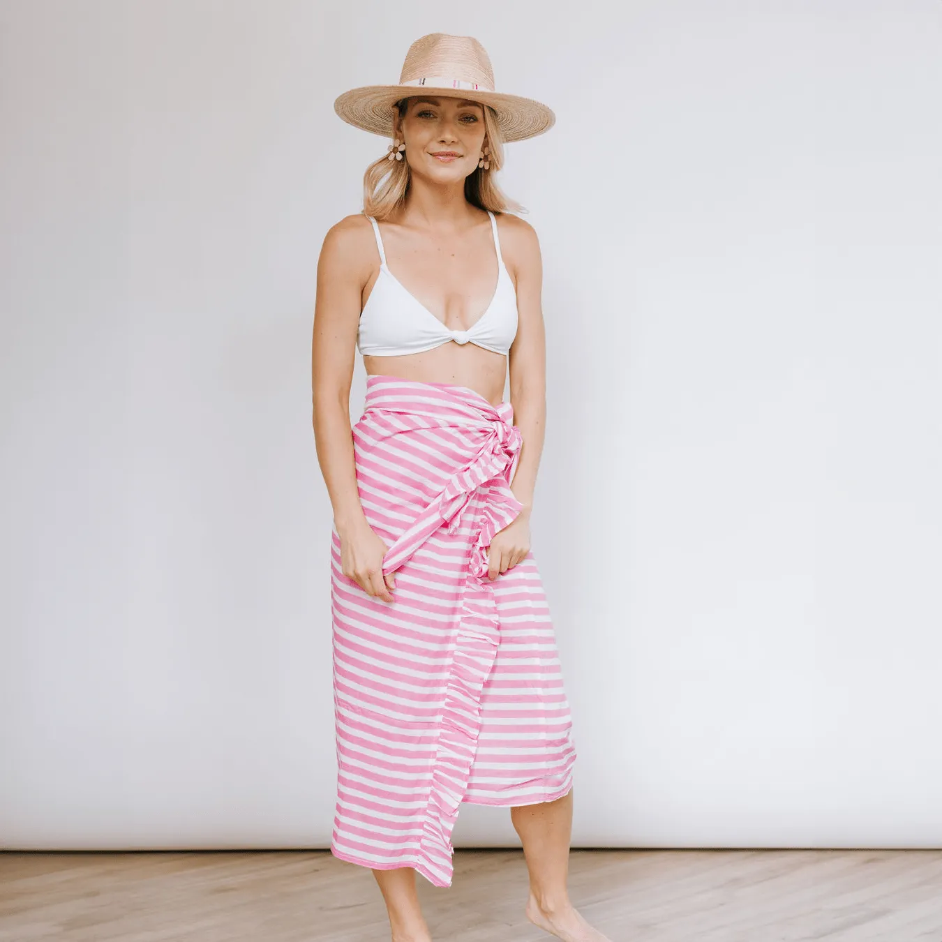 Duval Stripe Sandy Sarong sold by Sunshine Tienda