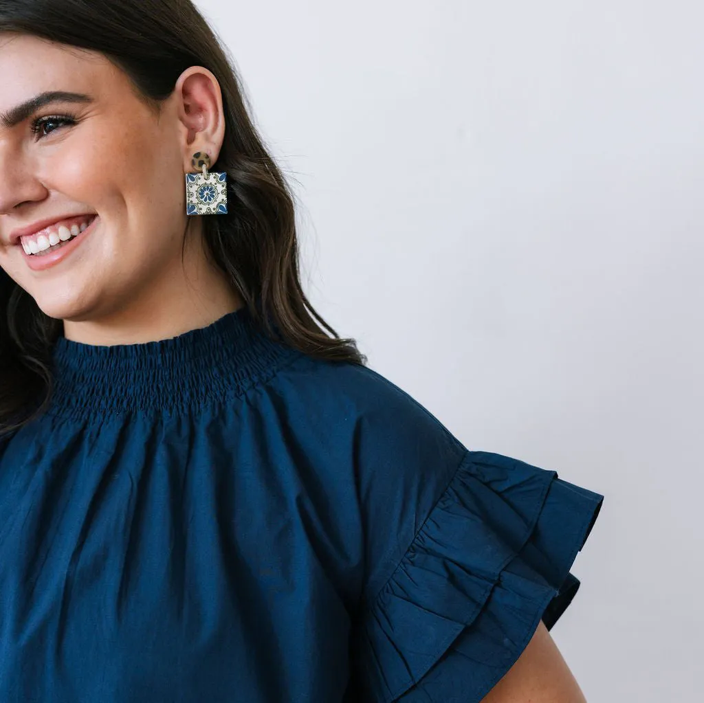 Madre Block Earrings sold by Sunshine Tienda product image thumbnail 3