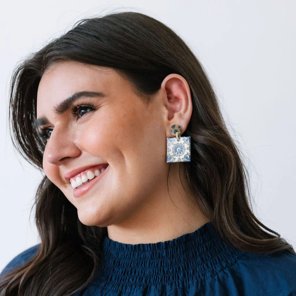 Madre Block Earrings sold by Sunshine Tienda product image thumbnail 4