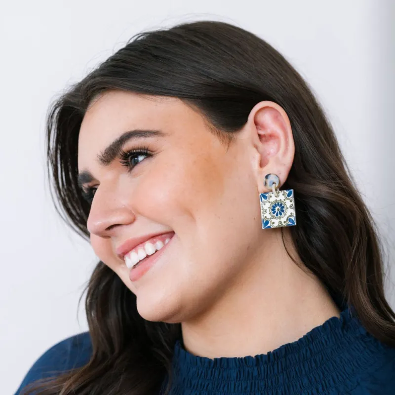 Madre Block Earrings sold by Sunshine Tienda