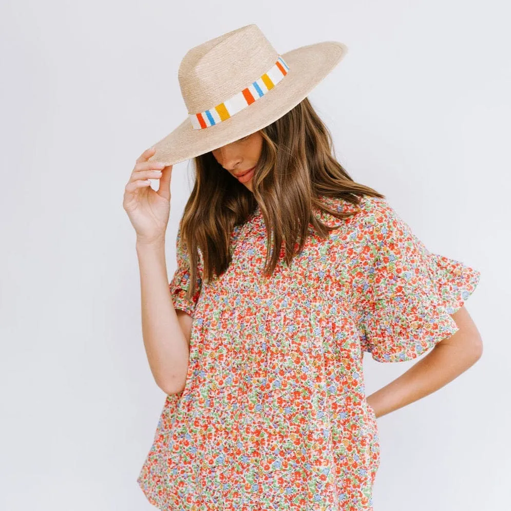 Caroline Flower Flutter Top sold by Sunshine Tienda product image thumbnail 2