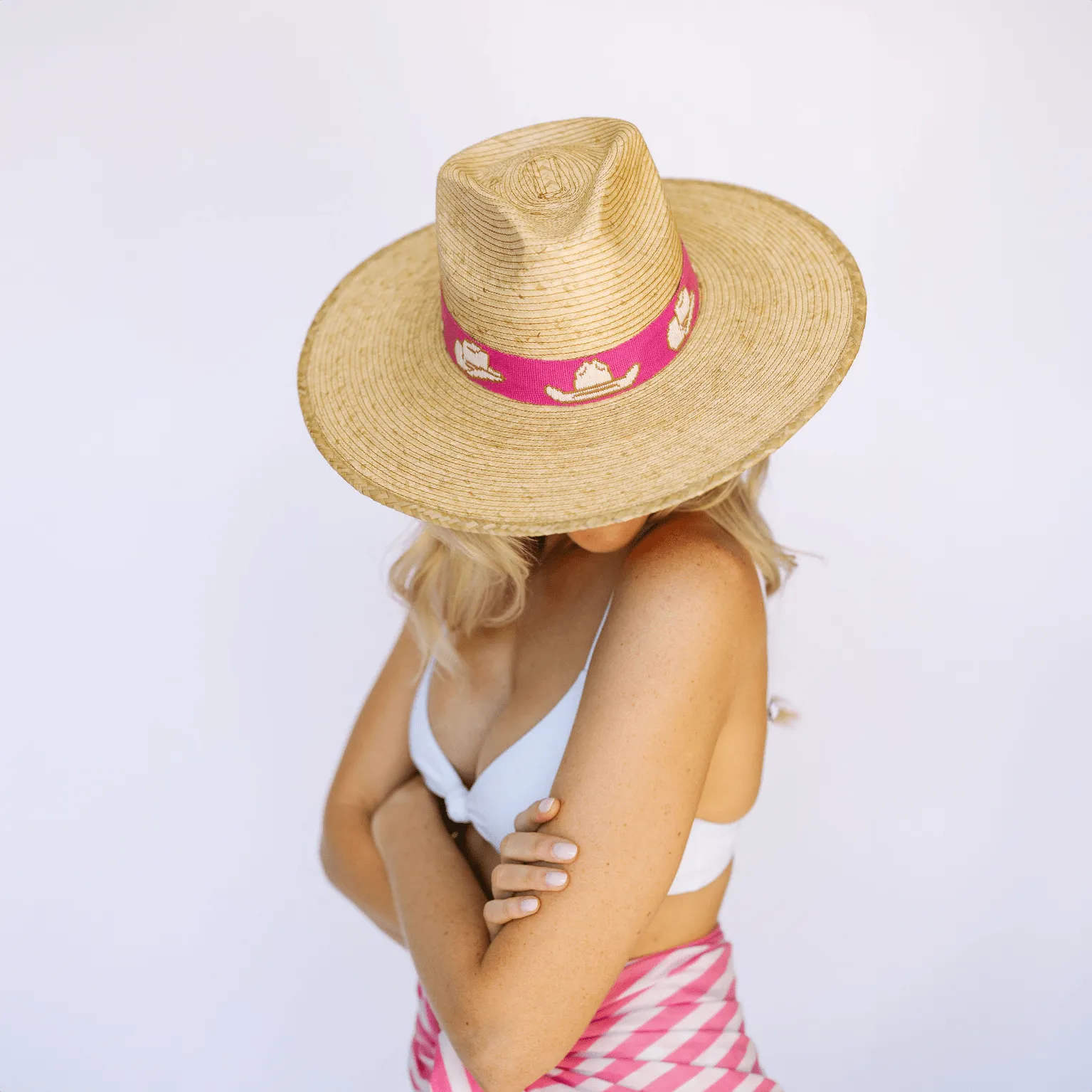 Cowgirl Embroidered Palm Hat sold by Sunshine Tienda product image thumbnail 4