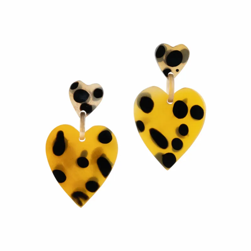 Cheetah Heart Dangle sold by Sunshine Tienda