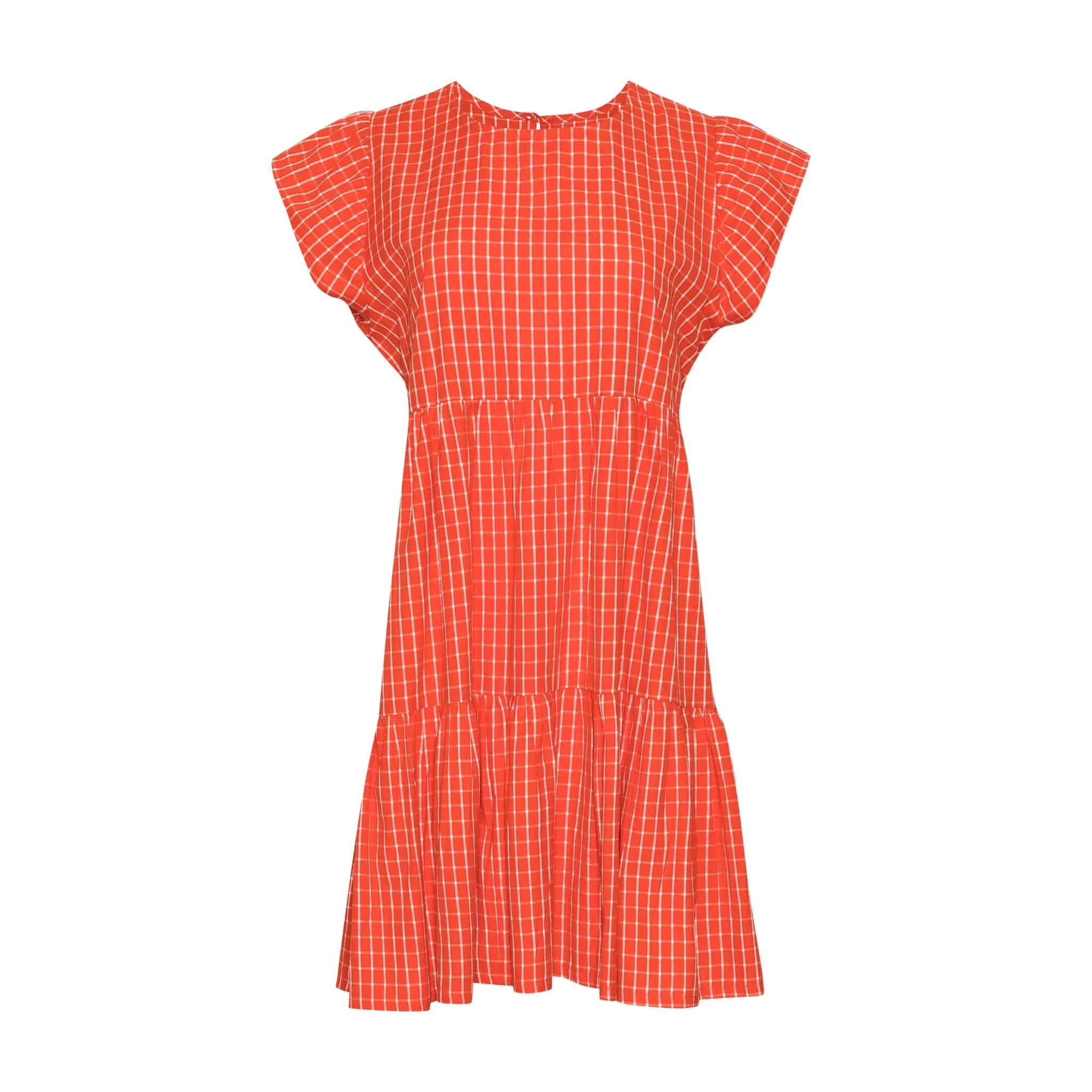 Red Plaid Poppy Dress sold by Sunshine Tienda product image thumbnail 2