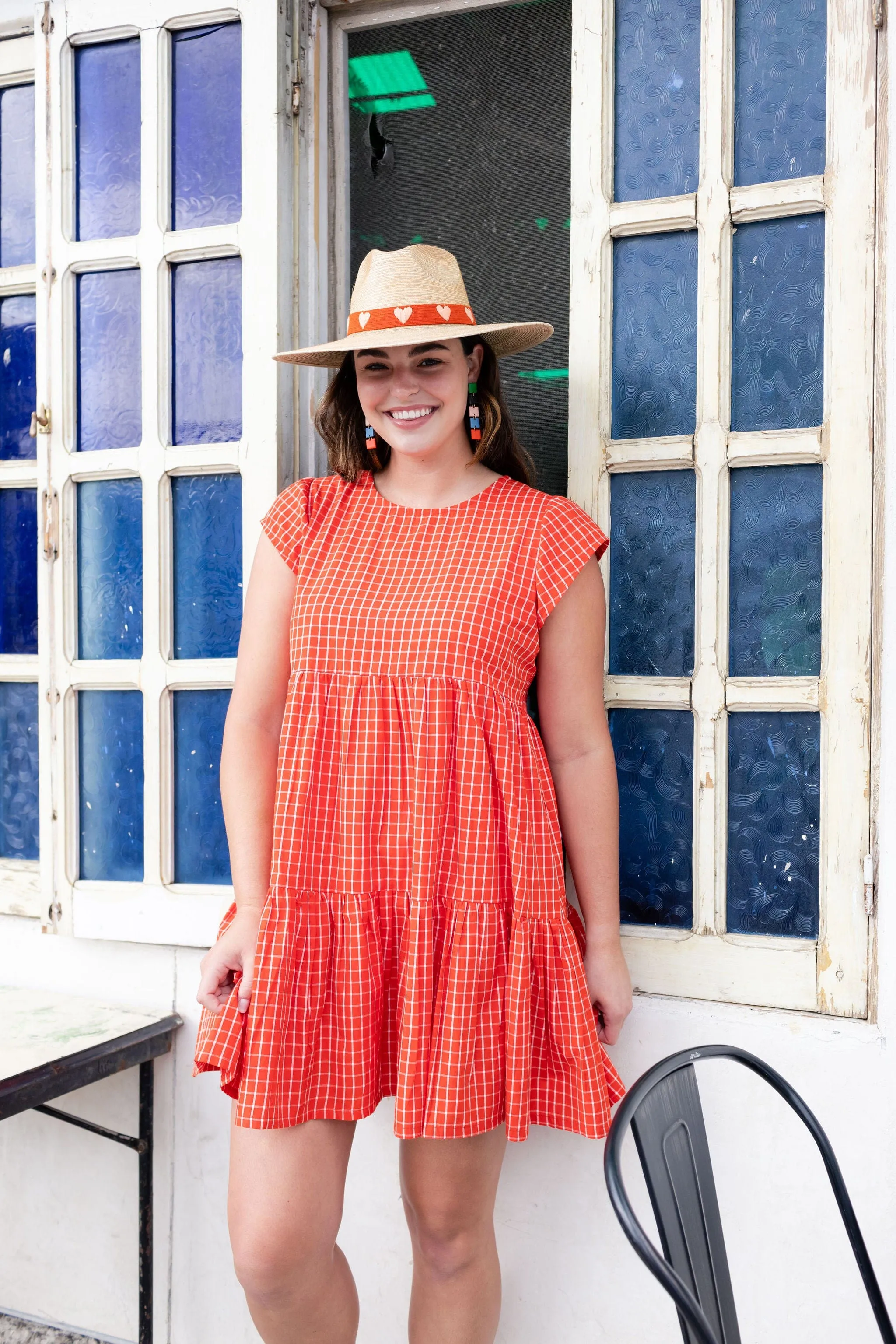 Red Plaid Poppy Dress sold by Sunshine Tienda product image thumbnail 3