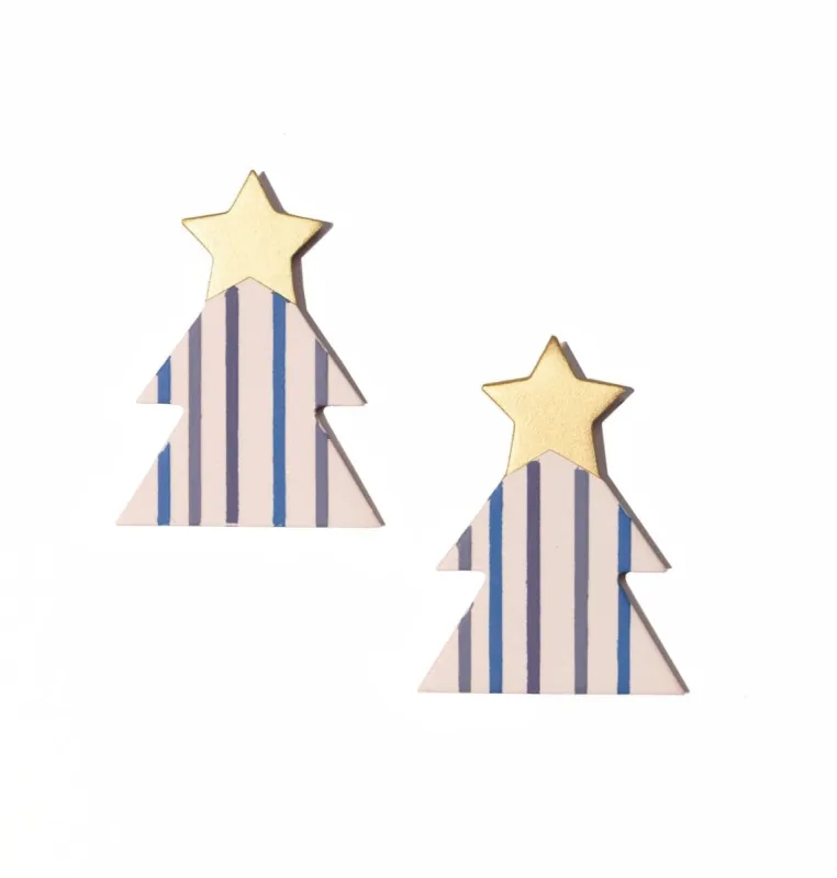 Winter Stripe Trees made by Sunshine Tienda