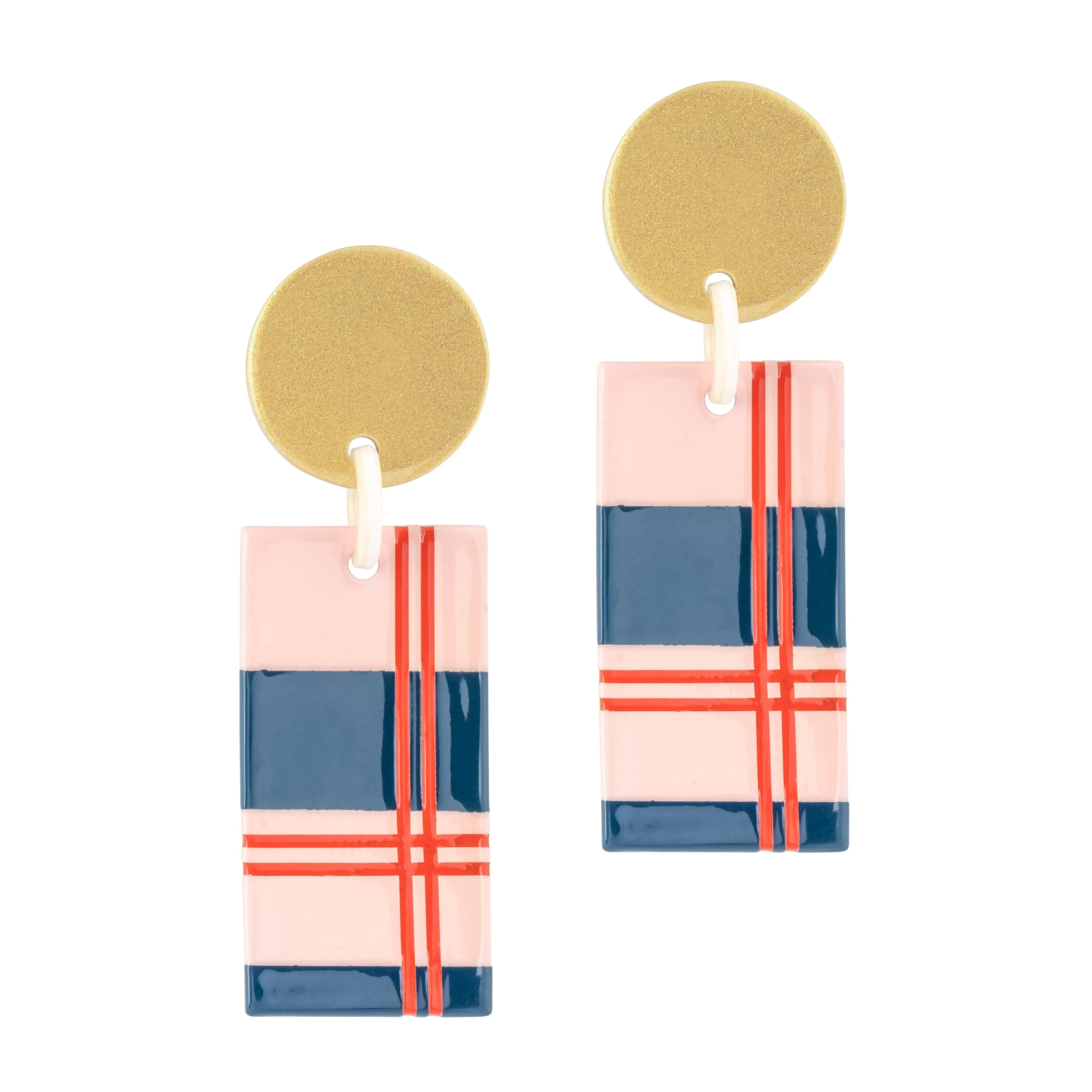 Nutcracker Plaid Cabana Earrings sold by Sunshine Tienda
