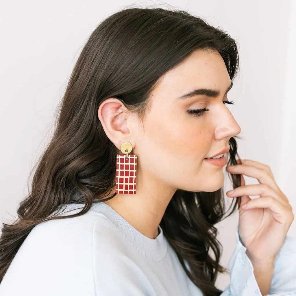 Red Dulce Cabana Earrings sold by Sunshine Tienda product image thumbnail 2