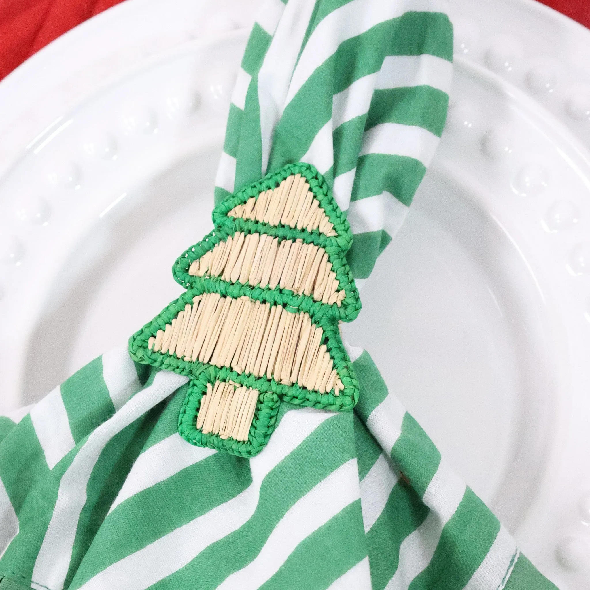 Christmas Tree Napkin Ring sold by Sunshine Tienda product image thumbnail 2