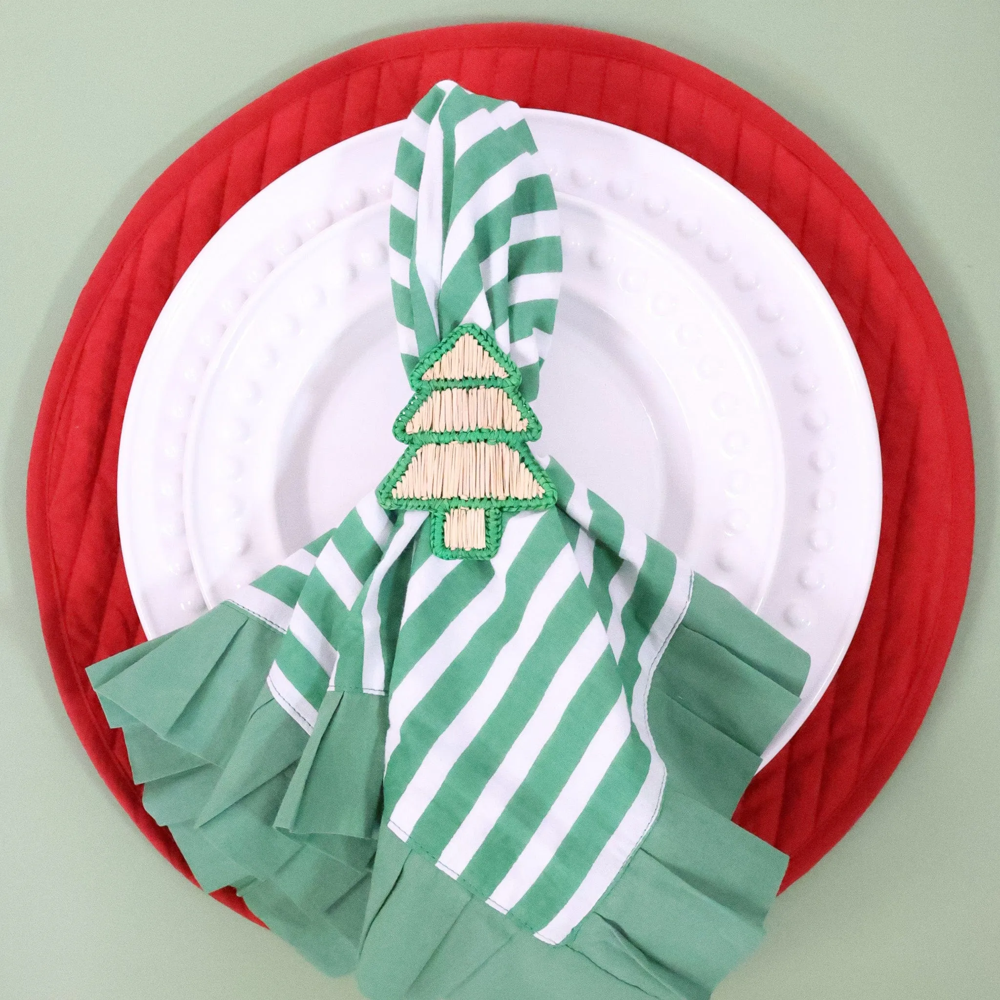 Christmas Tree Napkin Ring sold by Sunshine Tienda product image thumbnail 4
