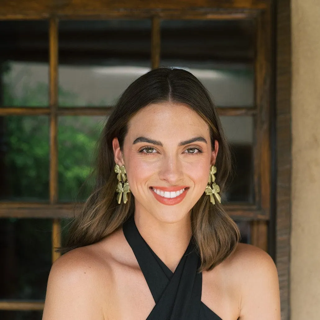 Double Bow Earrings sold by Sunshine Tienda product image thumbnail 3