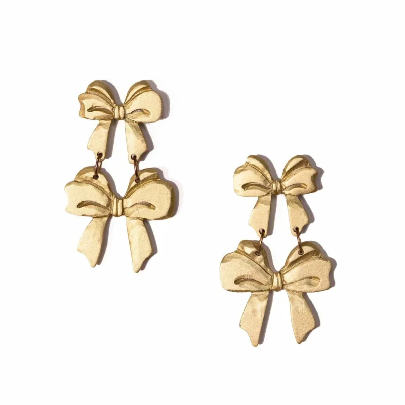 Double Bow Earrings sold by Sunshine Tienda