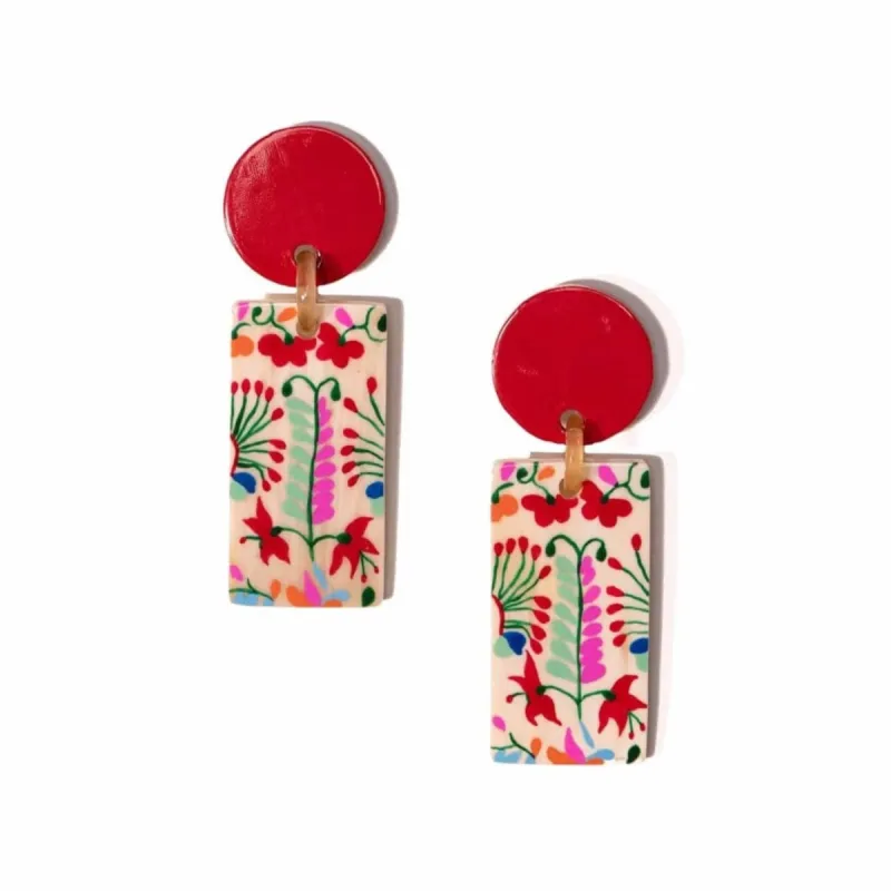 Feliz Cabana Earrings made by Sunshine Tienda
