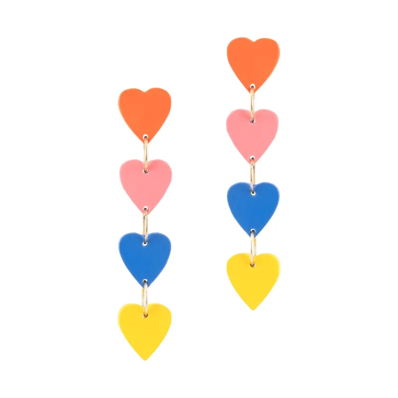 Colorful Heart Dangles sold by Sunshine Tienda