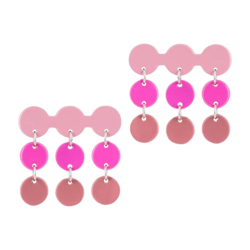 Mini Hibiscus Cascade Earrings sold by Sunshine Tienda