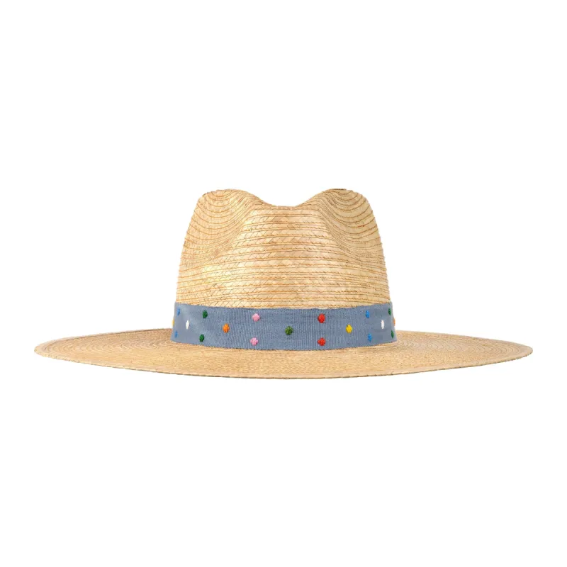 Blueberry Swiss Dot Palm Hat sold by Sunshine Tienda