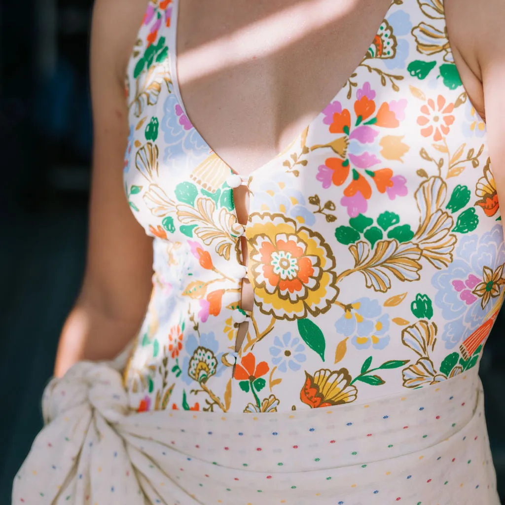 The Milos One Piece - Eco Nylon - Bird Floral - Classic sold by Sunshine Tienda product image thumbnail 2