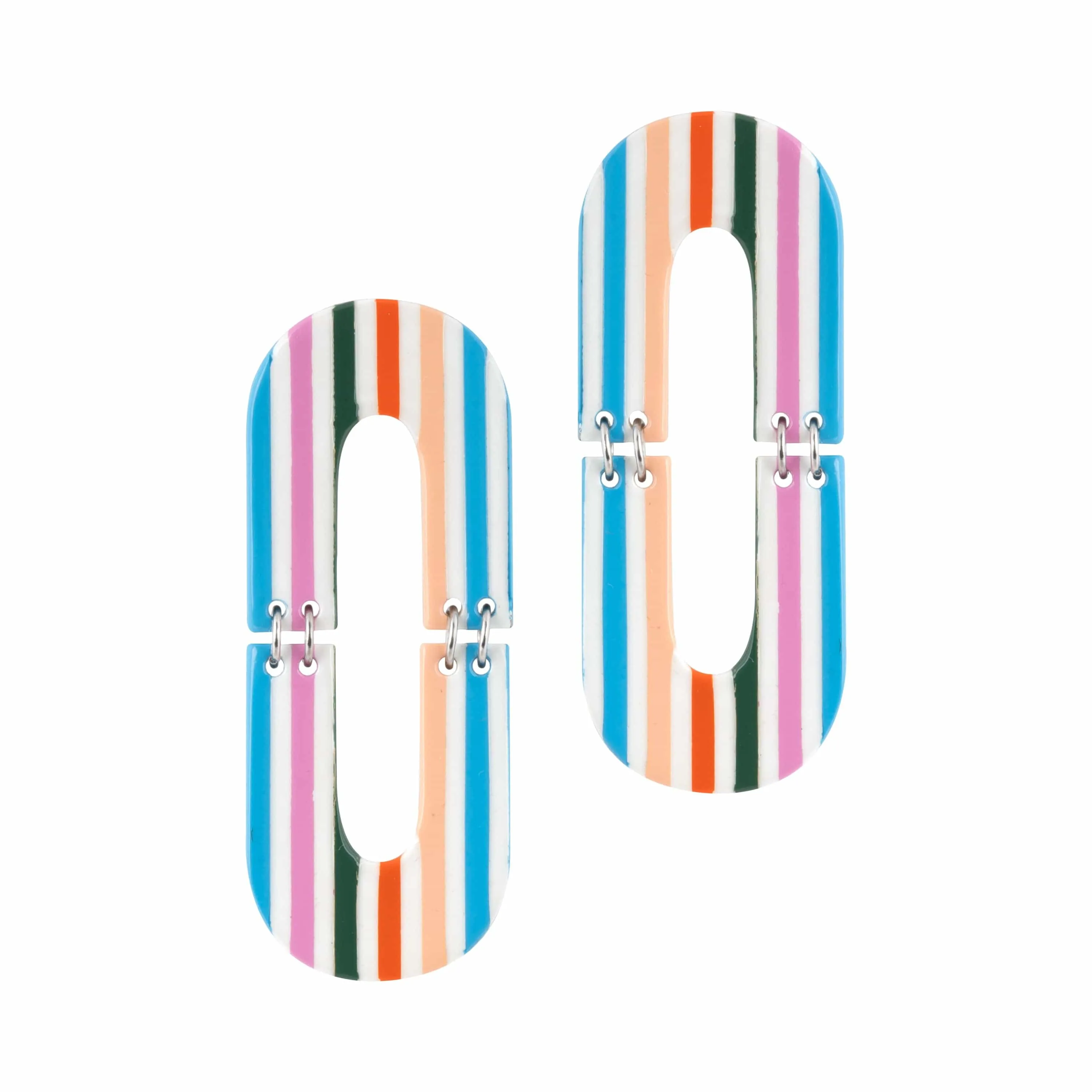 Colorful Striped Rancher Earrings sold by Sunshine Tienda