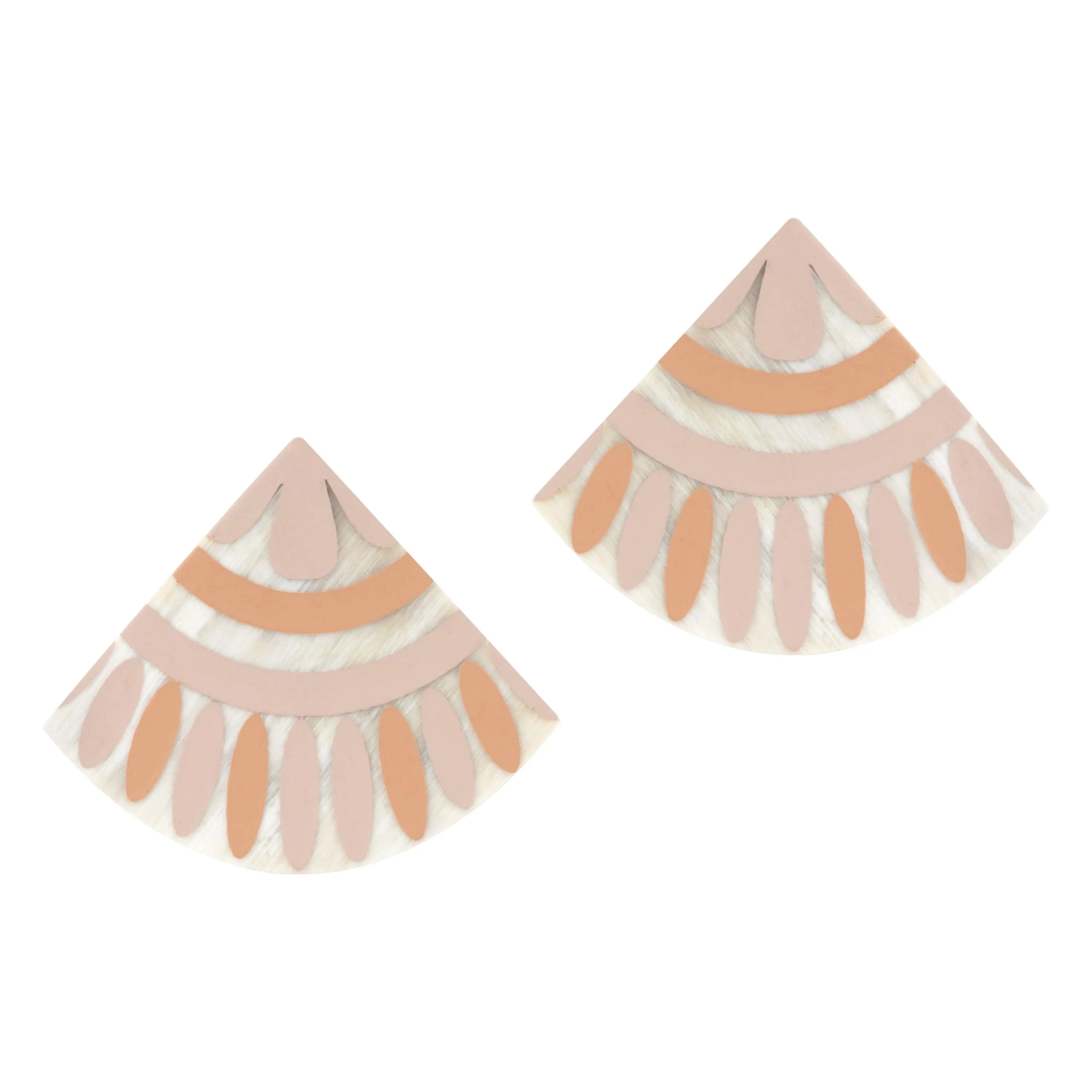 Rosy Pink Tile Earrings sold by Sunshine Tienda