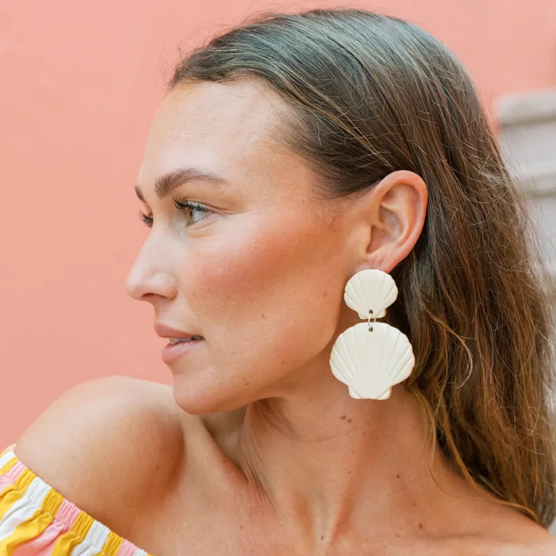 Double Shell Dangles sold by Sunshine Tienda