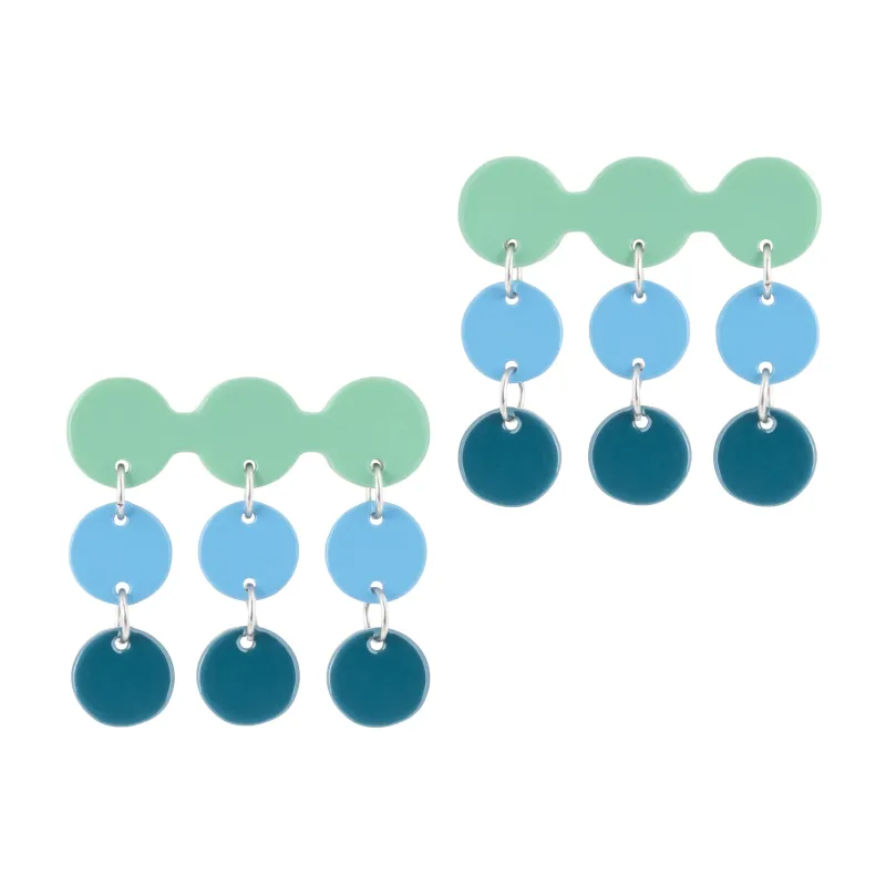 Mini Ocean Cascade Earrings sold by Sunshine Tienda