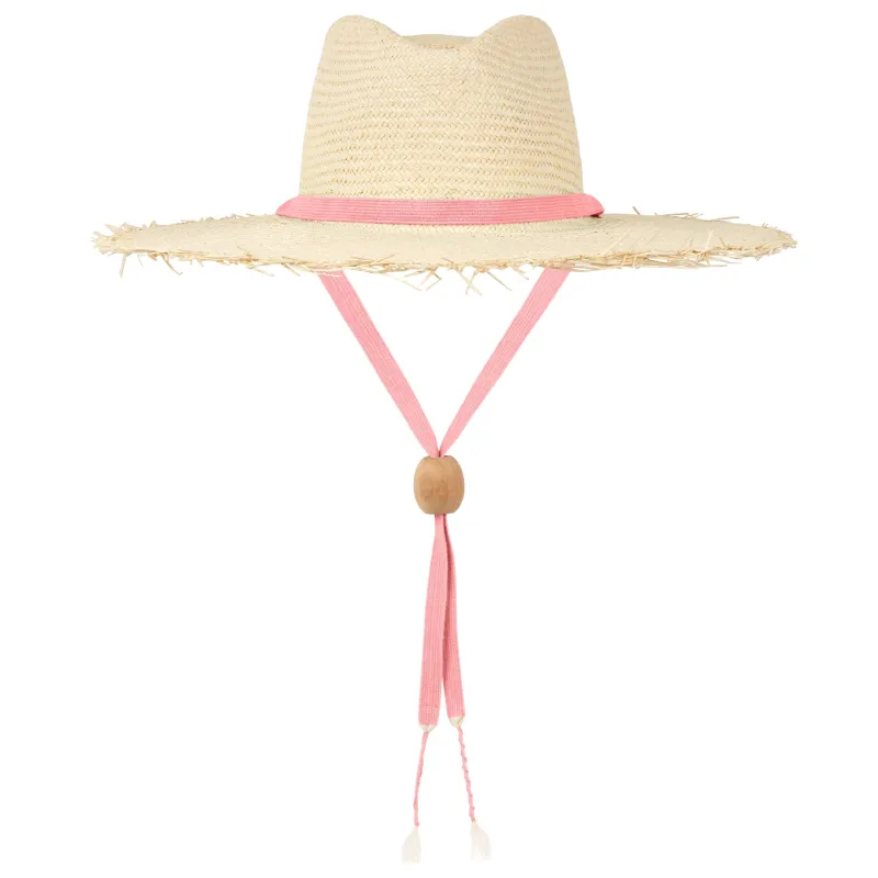 Veronica Wide Brimmed Palm Fringe Hat sold by Sunshine Tienda
