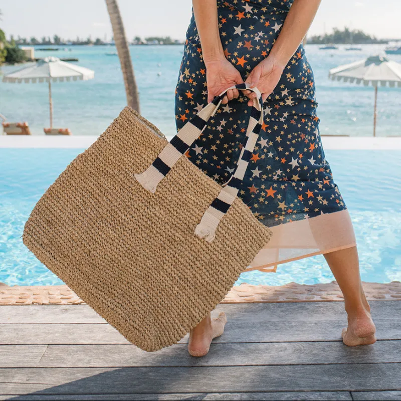 Brenda Large Raffia Tote sold by Sunshine Tienda