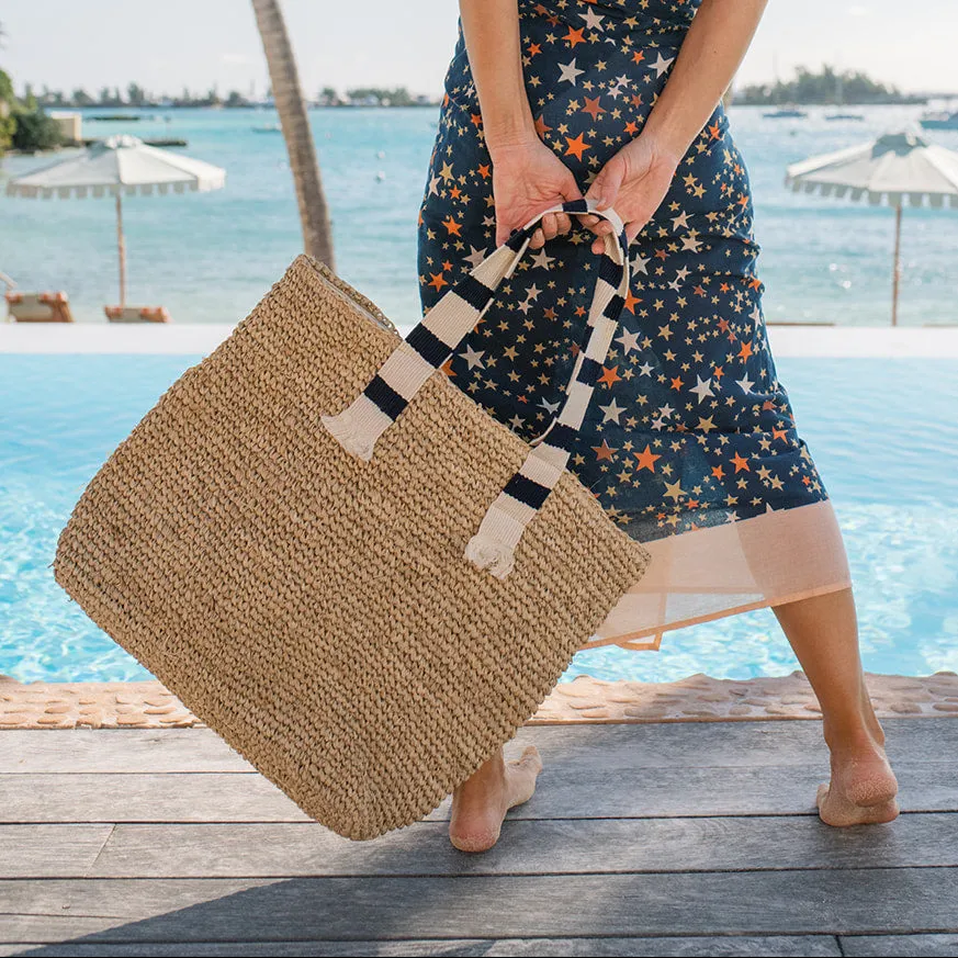 Brenda Large Raffia Tote sold by Sunshine Tienda