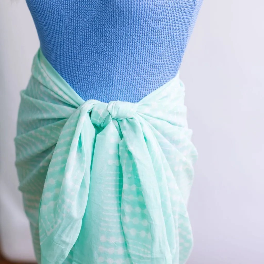 Aqua Laguna Sarong sold by Sunshine Tienda product image thumbnail 4