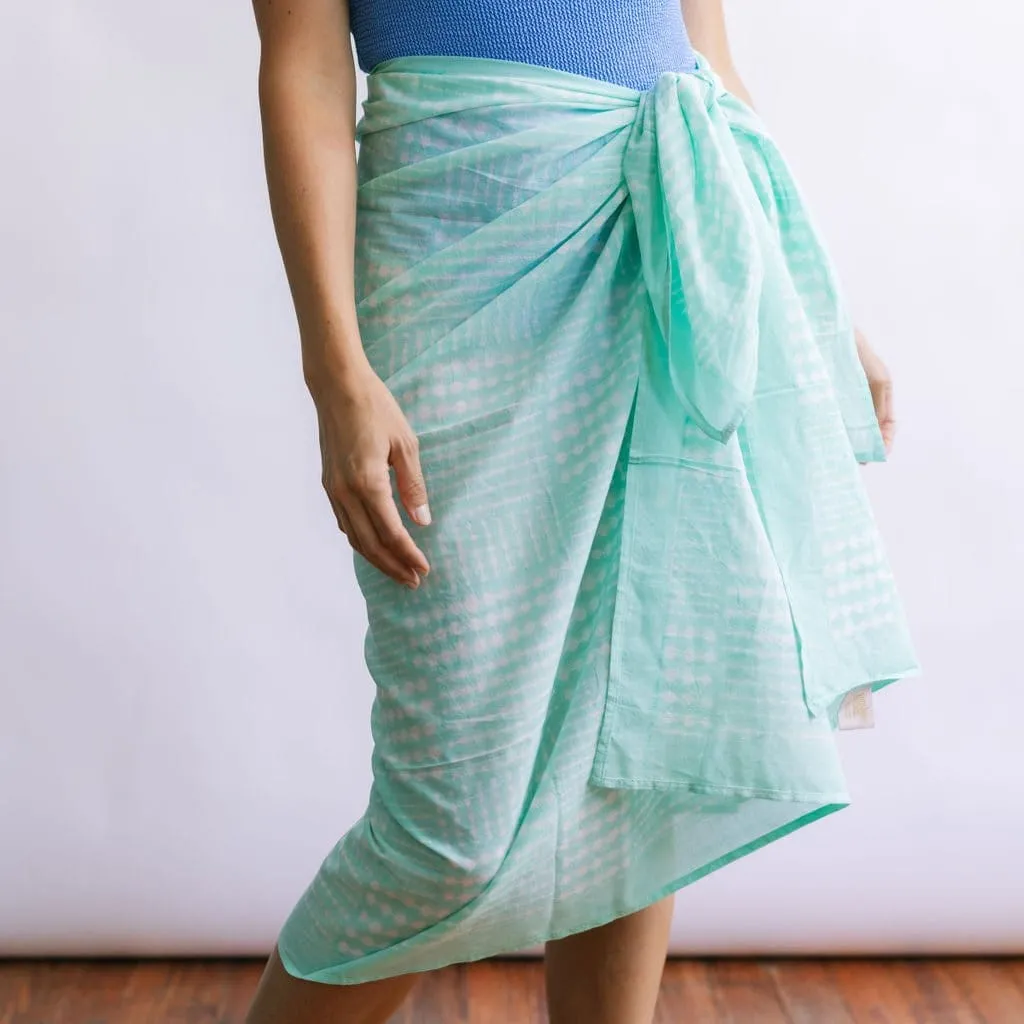 Aqua Laguna Sarong sold by Sunshine Tienda product image thumbnail 3