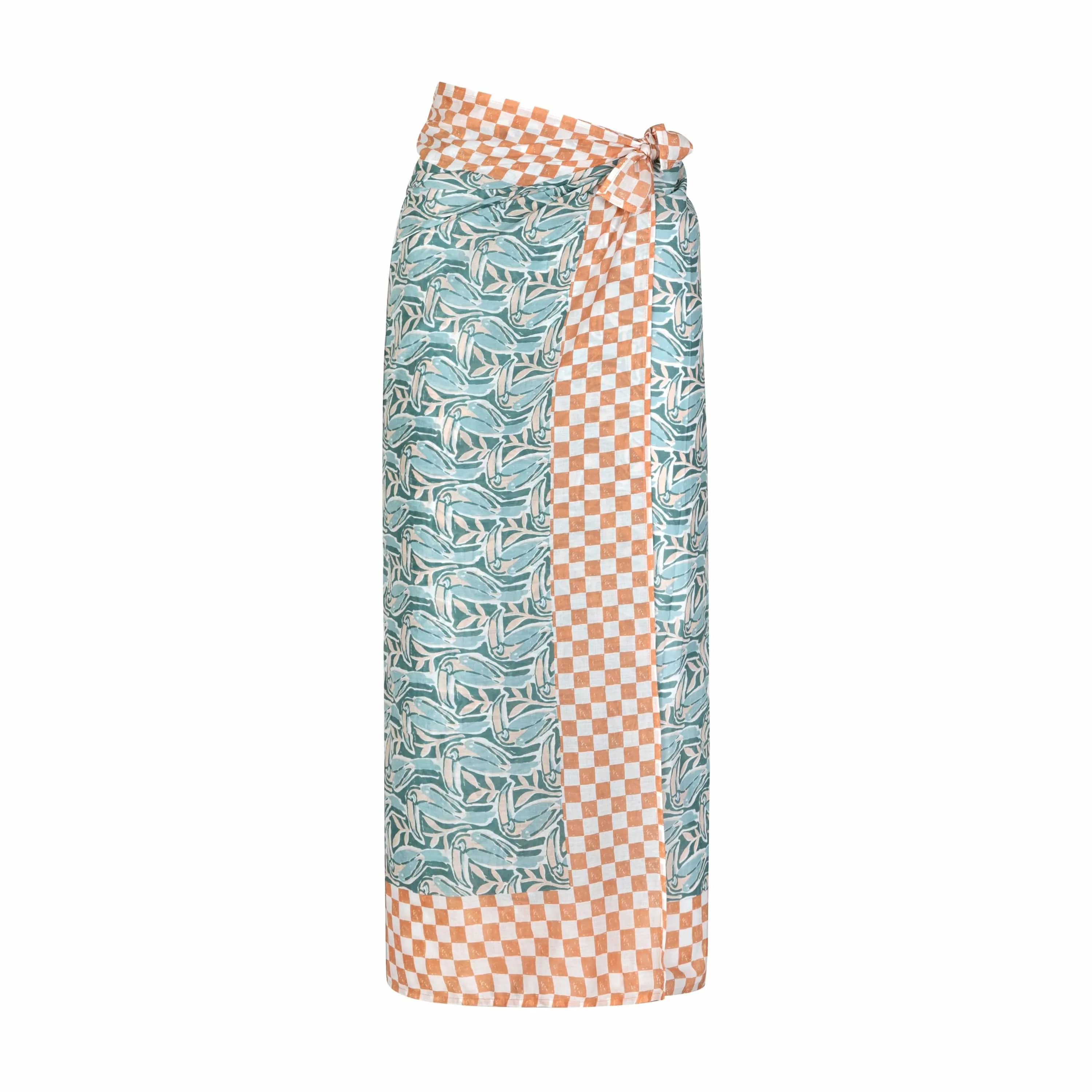 Toucan and Checkered Sarong sold by Sunshine Tienda product image thumbnail 3