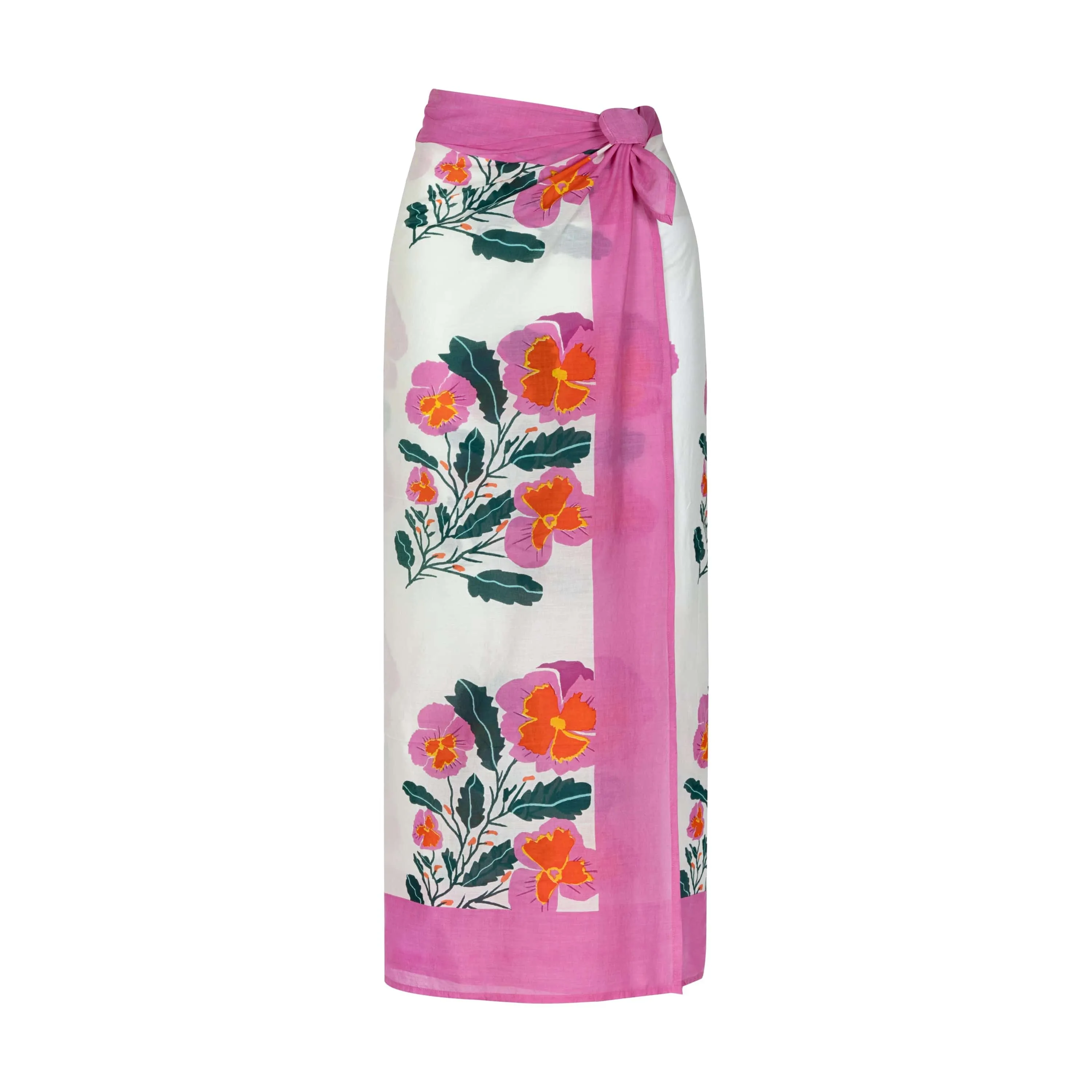 Pink Flower Sarong sold by Sunshine Tienda product image thumbnail 2